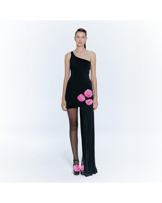 Nur Karaata Black Connaught Mini Dress
