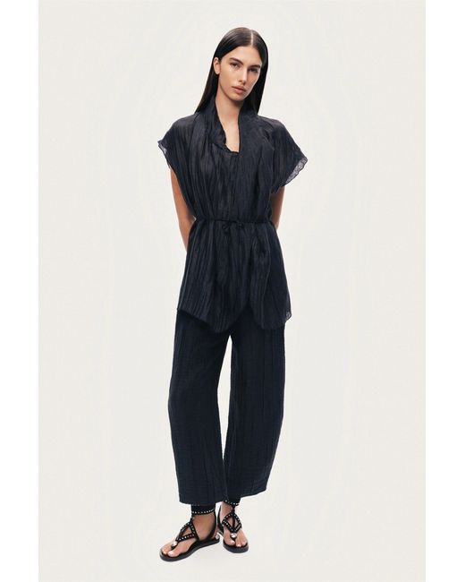 Nocturne Black Belted Vest