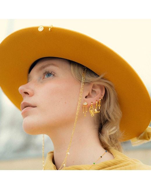 Shaded the Label Green Jessie Cowboy Boot Sterling Huggie Hoop Earring