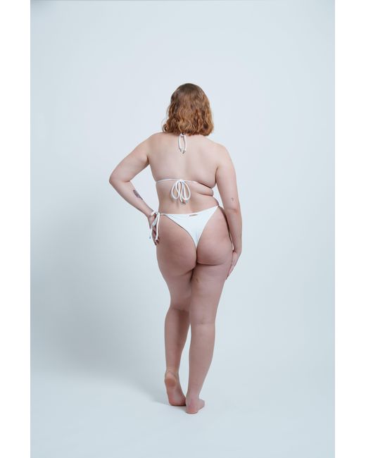 Haus of Mclees White Anjuna Bikini