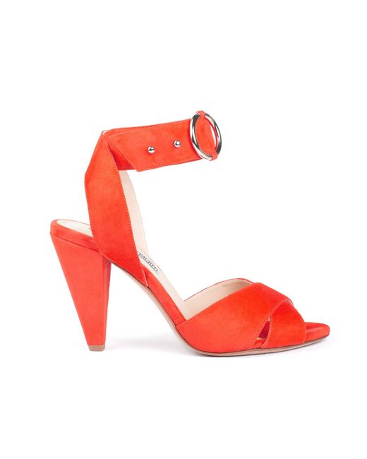 Rosamund Muir London Red Montana Coral Sandals