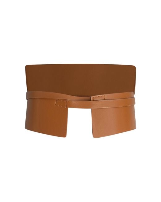 Circular Path Brown X Amanda Murray Reversible Corset Belt