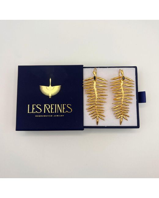 Les Reines Metallic Golden Quill