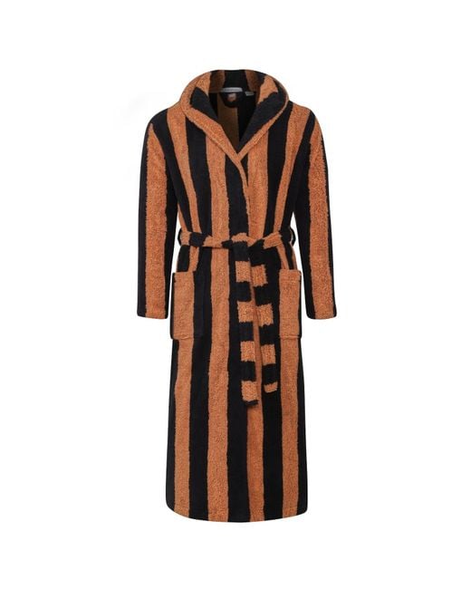 Bown of London Brown Hooded Long Dressing Gown