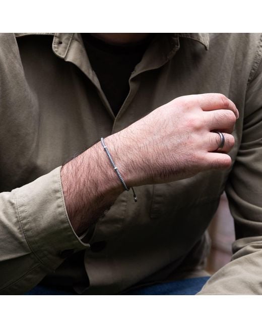 Harbour Uk Blue Equilibrium Rope Bracelet for men