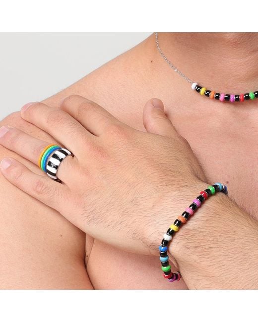 Pinnole Green Soda Pop Ring Stack