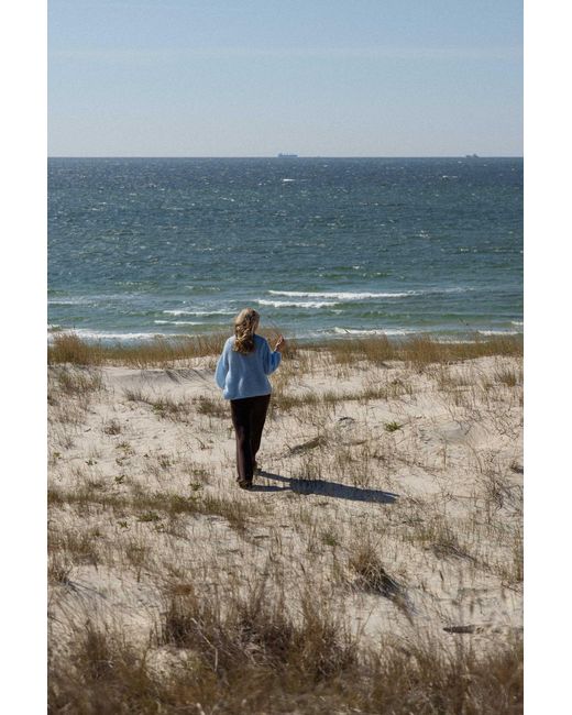 SALANIDA Blue Melody Mohair Jumper Sky
