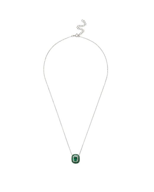 Latelita London Green Great Gatsby Pendant Necklace Emerald