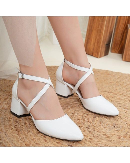 Forever & Always Shoes White Dolly