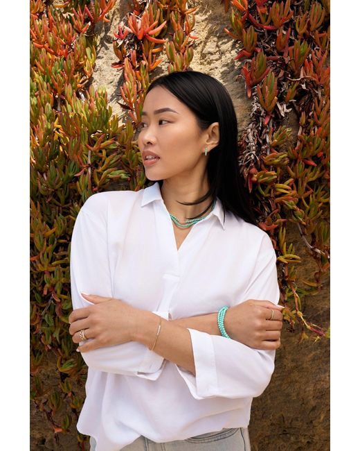 Jewelbird Metallic U-Shaped Earrings