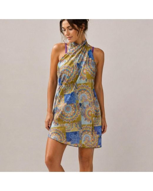 Nuvv Collection Multicolor Mandala Print Pareo Sarong