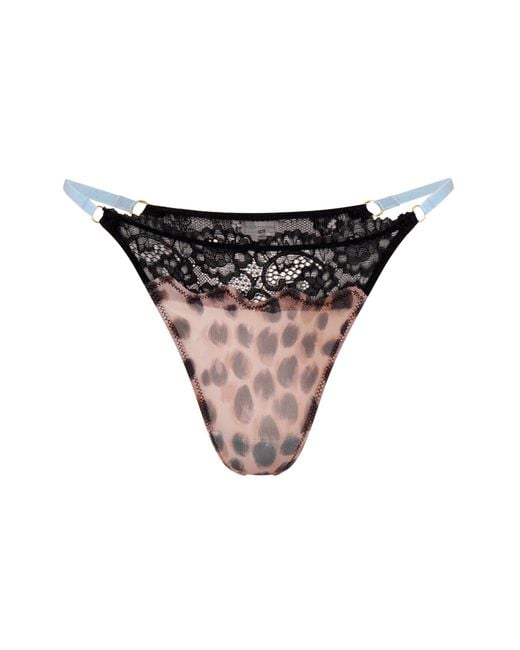 Wild Lovers Black Lyra Thong