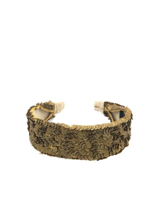 Simitri Green Antique Kitsch Headband