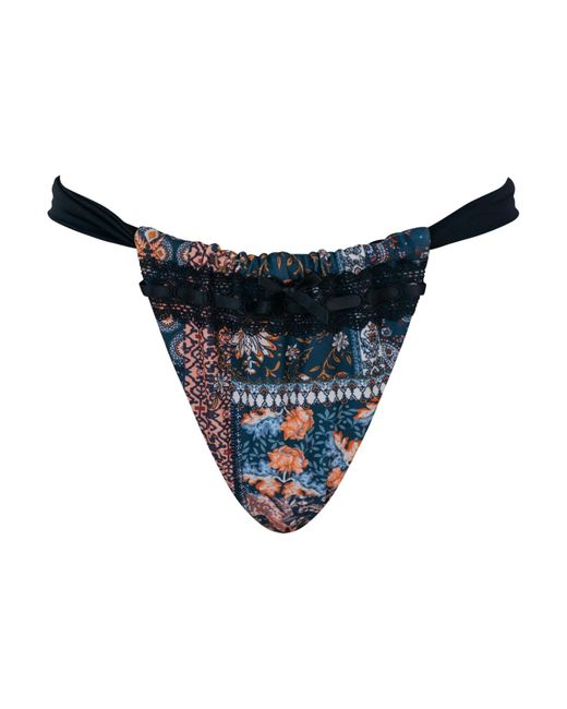 IVY SWIMWEAR Blue Francesca Bottom