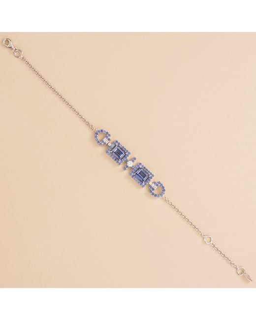 Juvetti Blue Ciceris Bracelet Ceylon Sapphire & Diamond