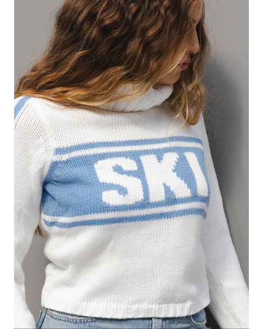 Ellsworth & Ivey Blue Jade Turtleneck Sweater