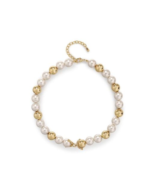 Retro Chic Metallic Victoria Moon Necklace