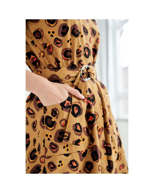 Marianna Déri Metallic Maria Shirtdress Jungle Queen