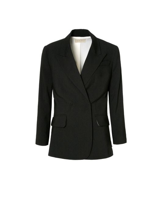 AGGI by HALEWSKI Black Ramona Neutral Blazer