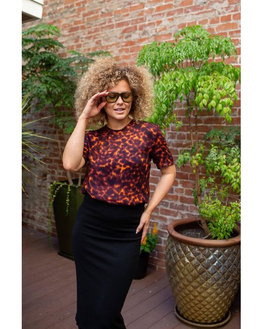Jennafer Grace Red Mareesa Top