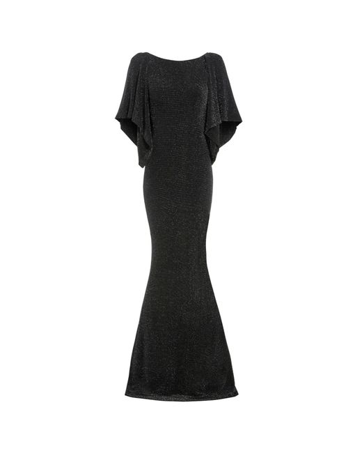 Sarvin Black Marylin Cowl Back Gown