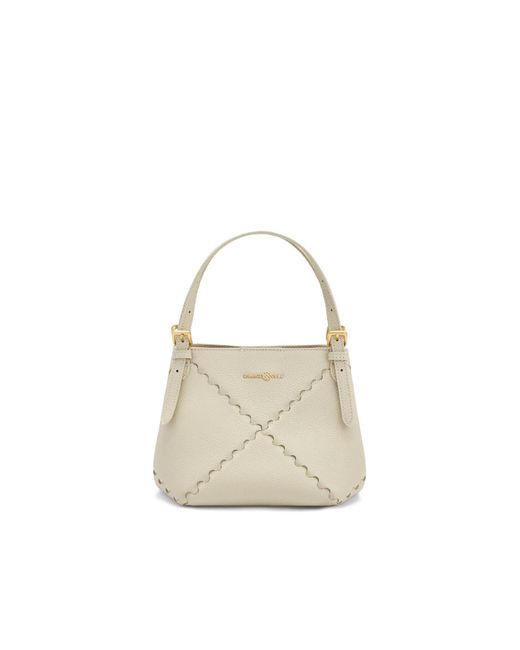 Orange Cube White Dusk Mosaic Mini Tote