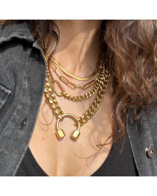 Rachel Nathan Metallic Outlaw Necklace