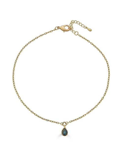 Loni Paul Jewelry Metallic Labradorite Prong Pendant Necklace