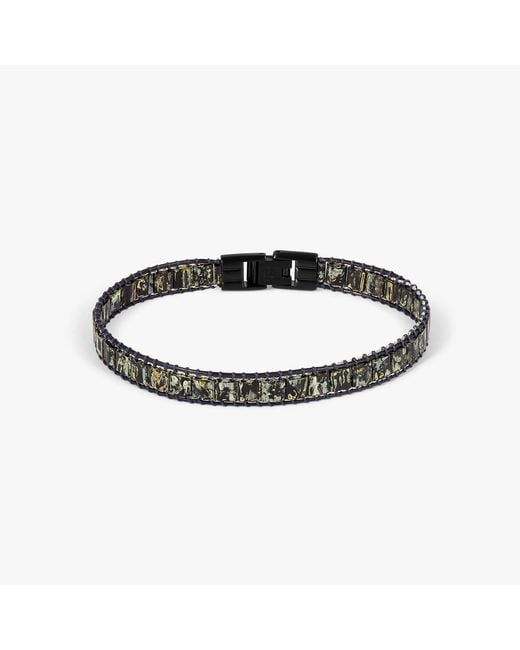 Tateossian Metallic Mosaic Bracelet for men