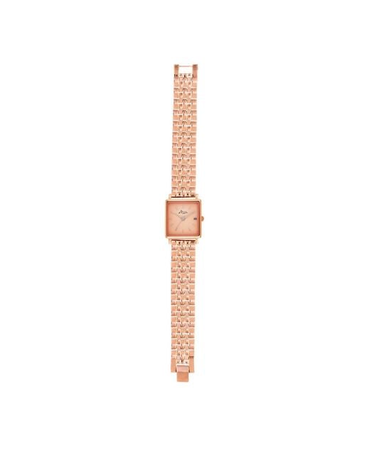 Bermuda Watch Company Pink Quaintrelle Square Rose Gold Link 22 24mm