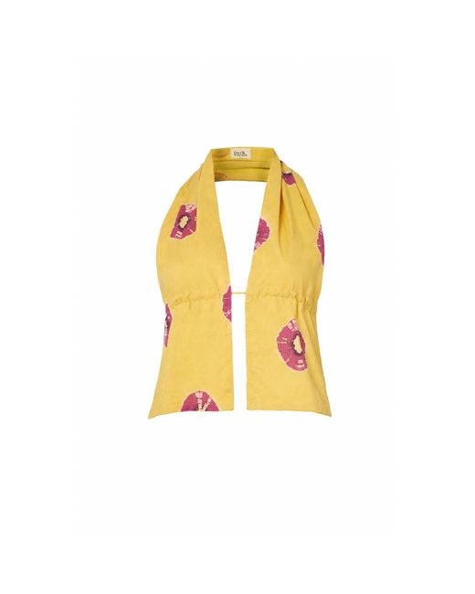 Par Y Escala Sl Yellow Jamu Top