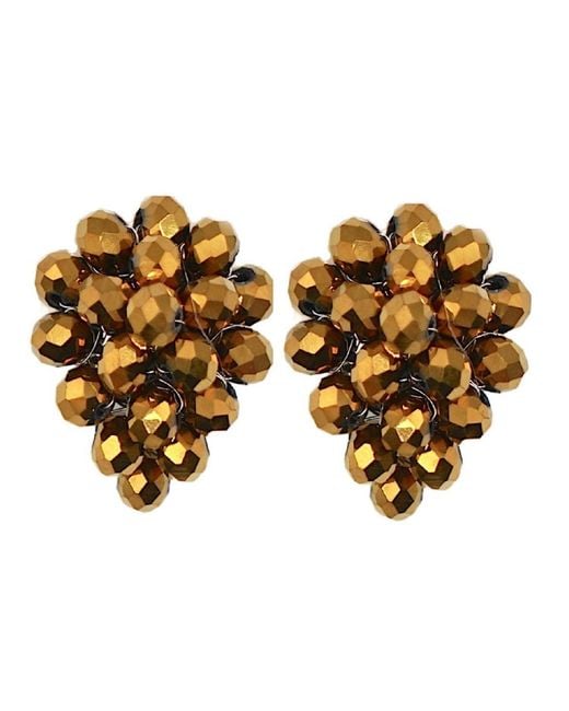 Fairchild Baldwin Metallic Pear Earrings