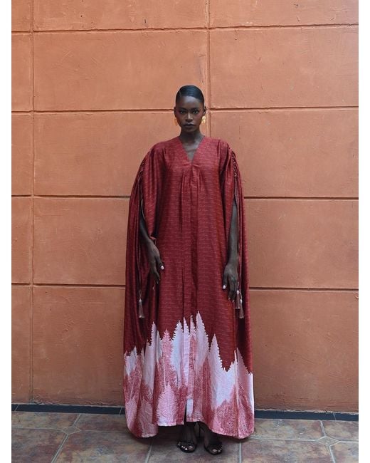 Flaunt Archive Red Suri Kaftan