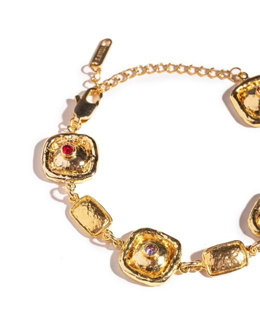 Kybele Studio Metallic Medallion Link Bracelet