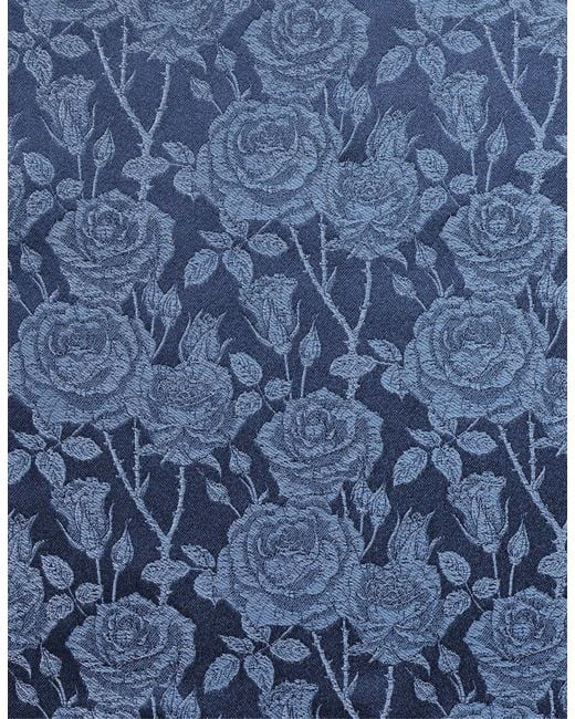 Gresham Blake Blue Rose Pocket Square for men