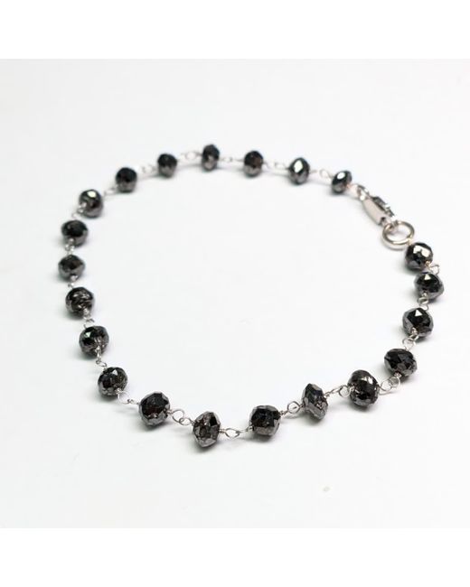 Rahul's Jewels Metallic 7 Genuine Diamond Rosary Bracelet