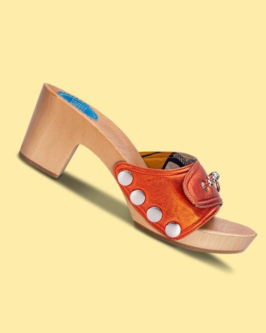 Nique Forde Red Paprika Hot Georgie Sandals