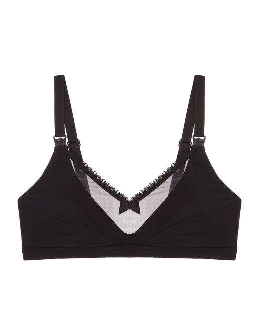 Journelle Black Victoire Maternity Wireless Bra Noir