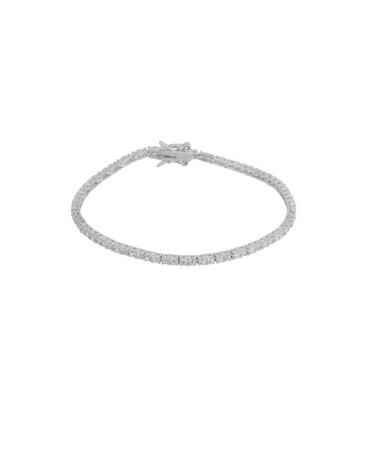 Spero London Metallic Sterling Fine Tennis Bracelet