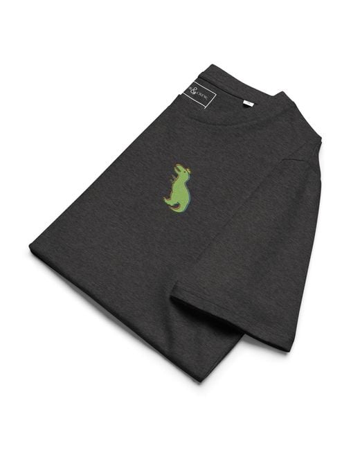 Anchor and Crew Black Heather T-Rex Snap Dancin' for men