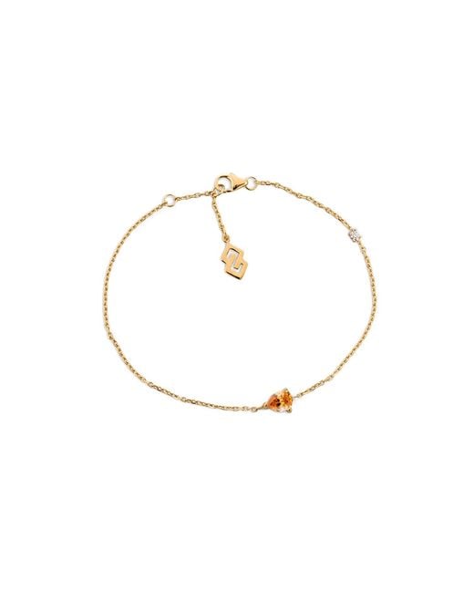 SALLY SKOUFIS Metallic Pure Bracelet With Made Cz Diamond Stimulant
