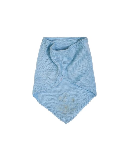 Saachi Blue Floral Embroidered Light Snood