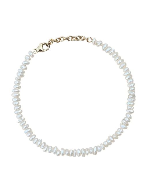 Kiri & Belle Metallic Lia Mini Freshwater Pearl Filled Bracelet