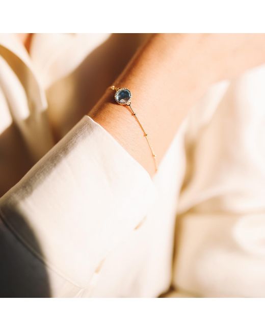 Auree Jewellery Multicolor Barcelona March Birthstone Bracelet