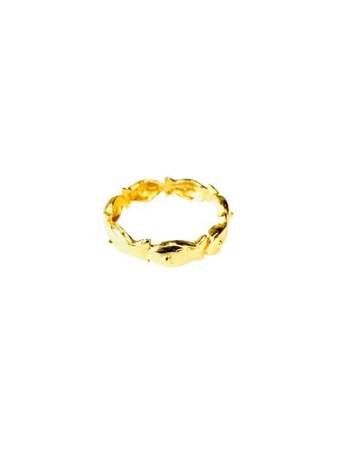 Lexi Jewelry Metallic Fishes All Around Ring