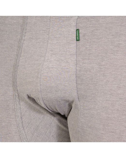 Zd - Zero Defects Gray Helios Fly Front Boxer Egyptian Cotton for men