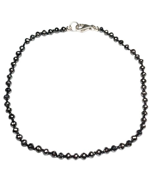 Rahul's Jewels Black 7.5 Genuine Diamond Strand Bracelet