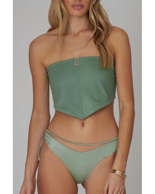 Bianca Resortwear Green Lulu Swim Bottom