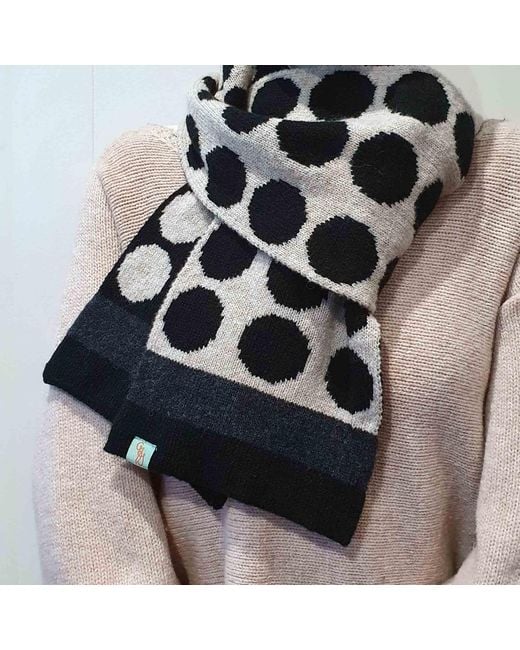 Otto & Spike Black Scarves for men