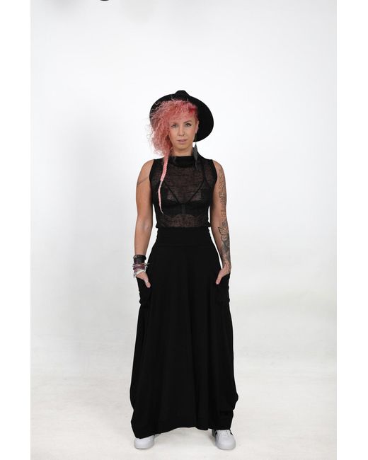 Yogi8Apparel Black Maxi Skirt